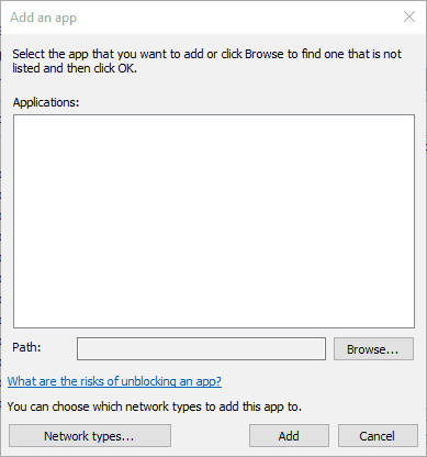 Nhấp vào Duyệt và chọn để thêm Roblox