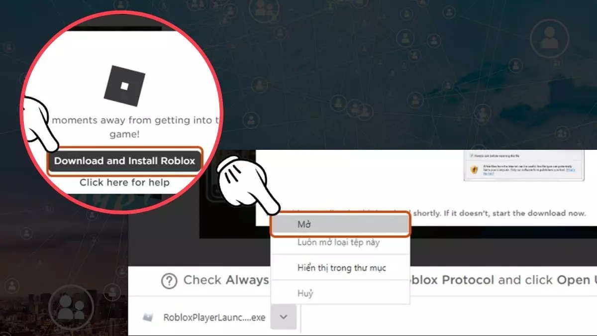 Hướng dẫn tạo tài khoản và cách đăng nhập Roblox chơi game trên máy tính, điện thoại