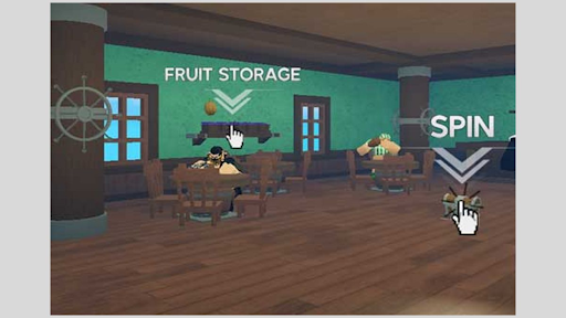 Ấn vào chữ spin