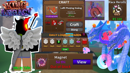 Random tộc king legacy